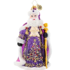 2023 A Vision In Purple Glass Ornament