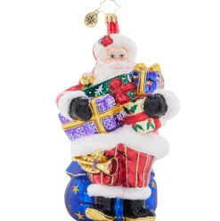 2023 Carrying Christmas Glass Ornament