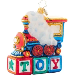 2023 Choo Choo Cheer Glass Ornament