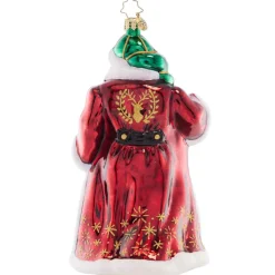 2023 Clad In Plaid Glass Ornament