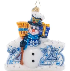 2023 Coolest Year Yet Glass Ornament