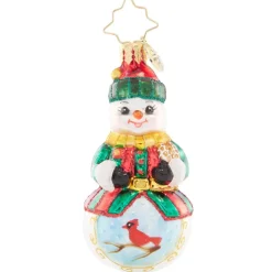 2023 Guardian Of The Forest Glass Gem Ornament