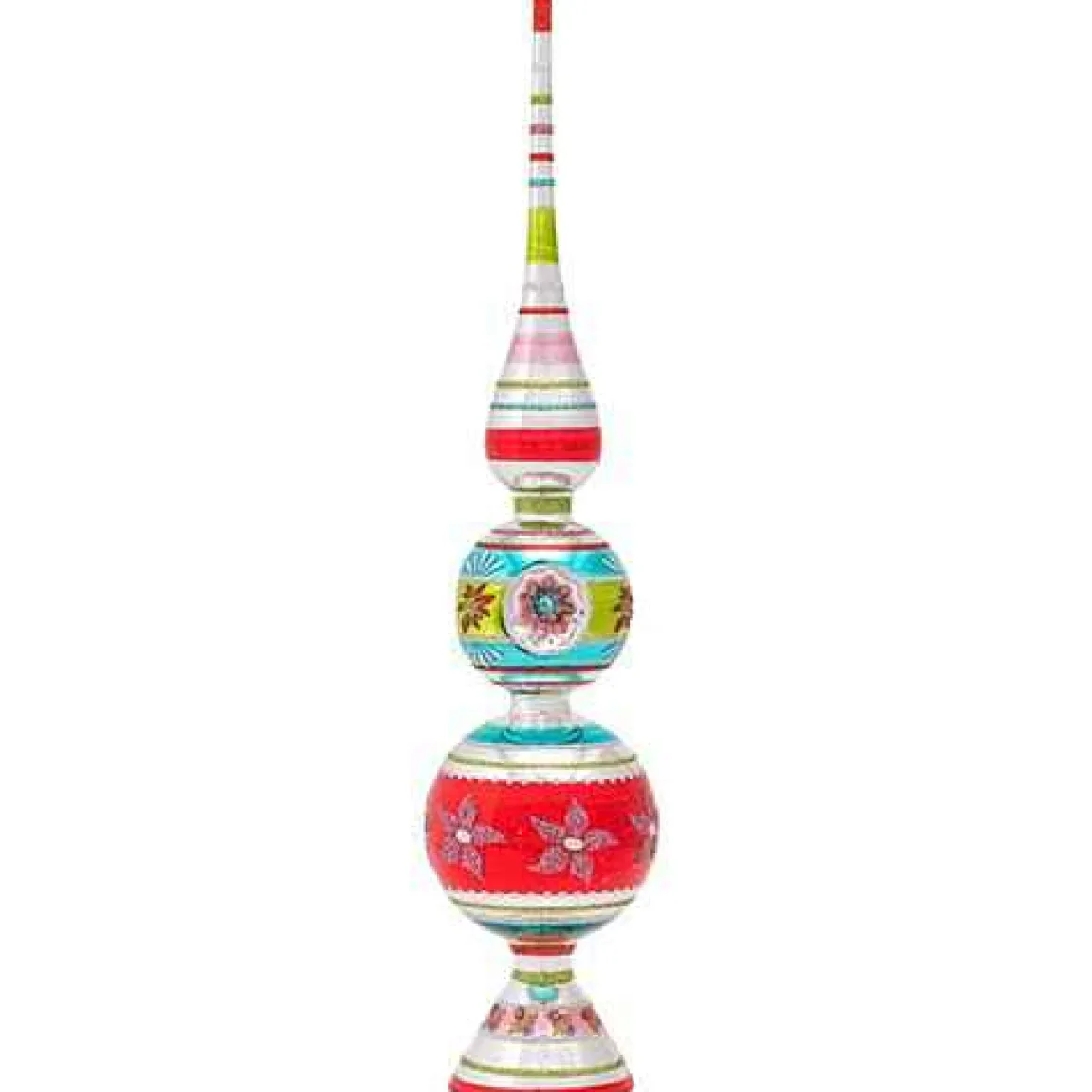 13 Inch Finial Stand With Reflectors