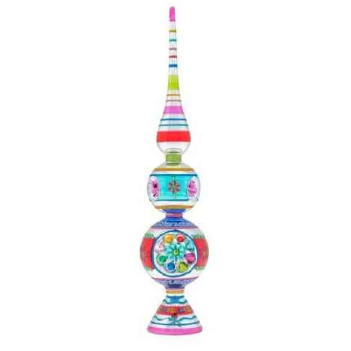 13 Inch Finial Stand With Reflectors