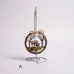 4.5 Inch Frost Forest Animal Disc