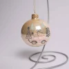 3 Inch Pearl Glass Ball With Car