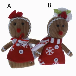 5.5 Inch Plush Gingerbread Ornament