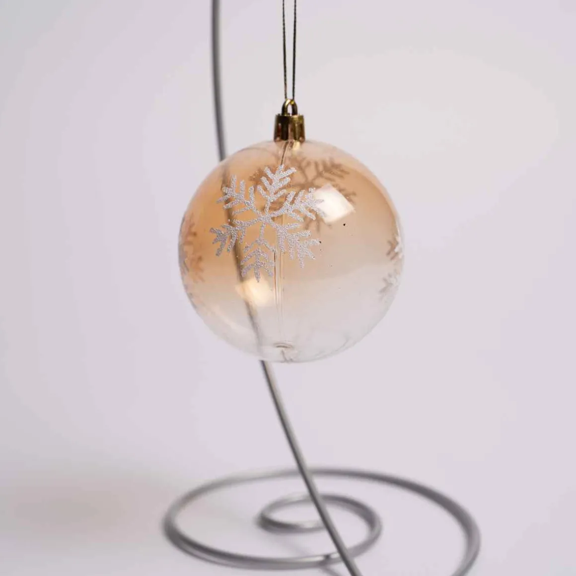 3 Inch Snowflake Shatterproof Ball