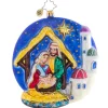 2023 Oh Holy Night Glass Ornament