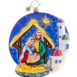 2023 Oh Holy Night Glass Ornament
