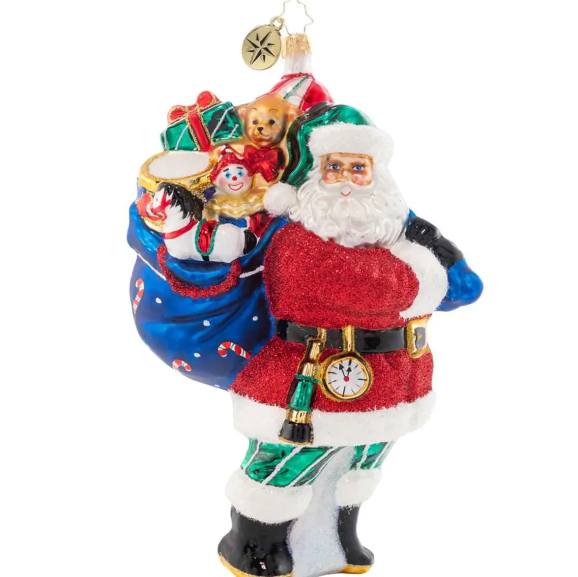 2023 Packed With Presents Glass Ornament