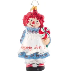 2023 Raggedy Sweets Glass Ornament
