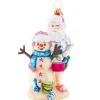 2023 Sandy Snow Team Glass Ornament