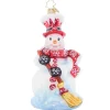 2023 Snow Swept Glass Ornament