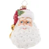 2023 Sparkling Saint Nick Glass Ornament