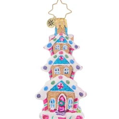 2023 Sweetest High Rise Glass Gem Ornament