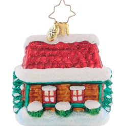 2023 The Coziest Cottage Glass Gem Ornament