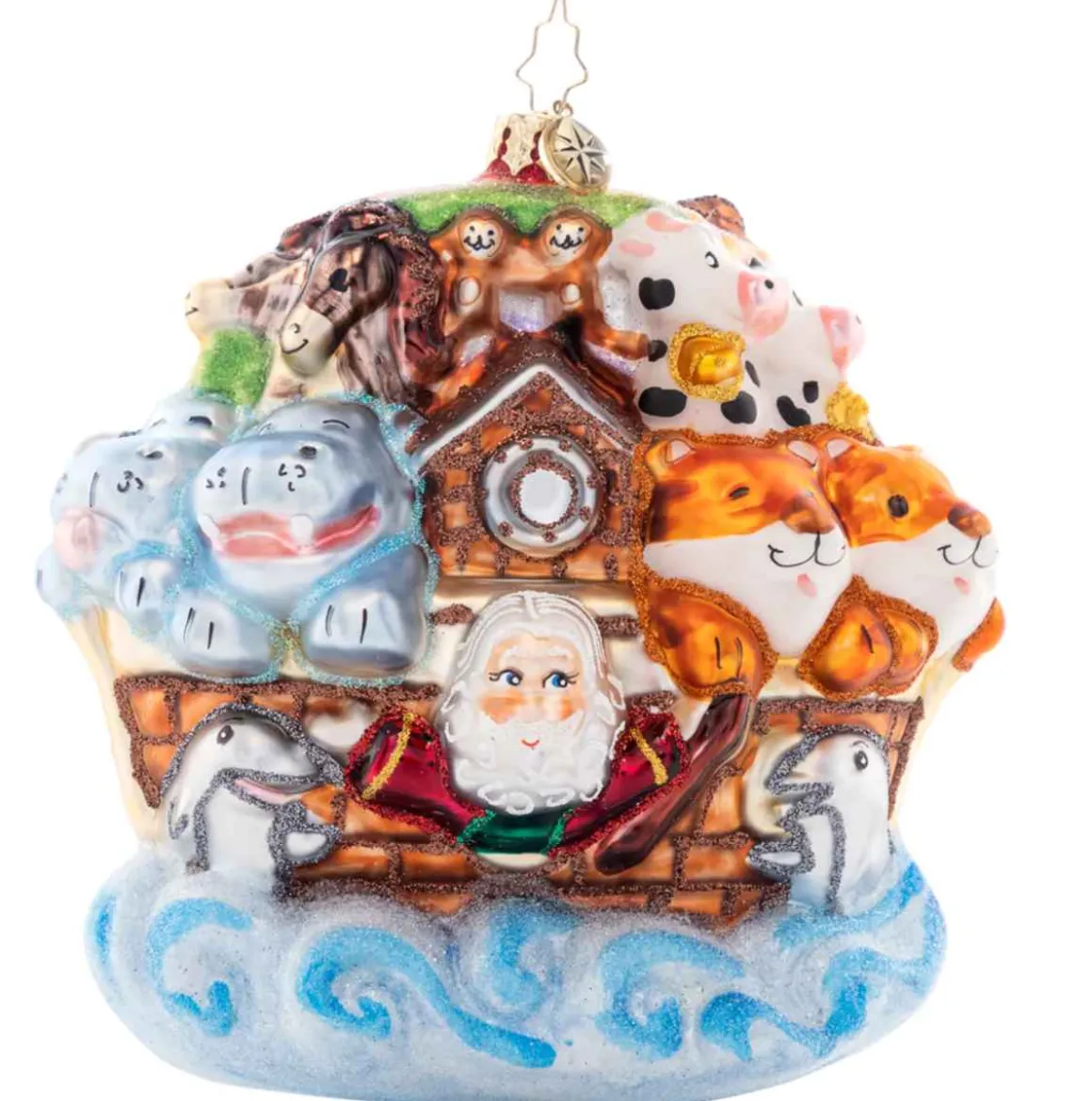 2023 Two By Two Glass Ornament