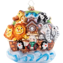 2023 Two By Two Glass Ornament