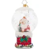 2023 Up On The Housetop Glass Ornament