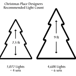 768 Warm White Cluster Light Set