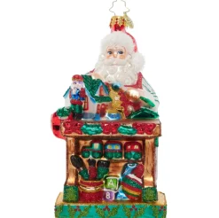 2023 Working Overtime Glass Ornament