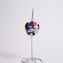 A Frosty First Christmas Glass Gem Ornament