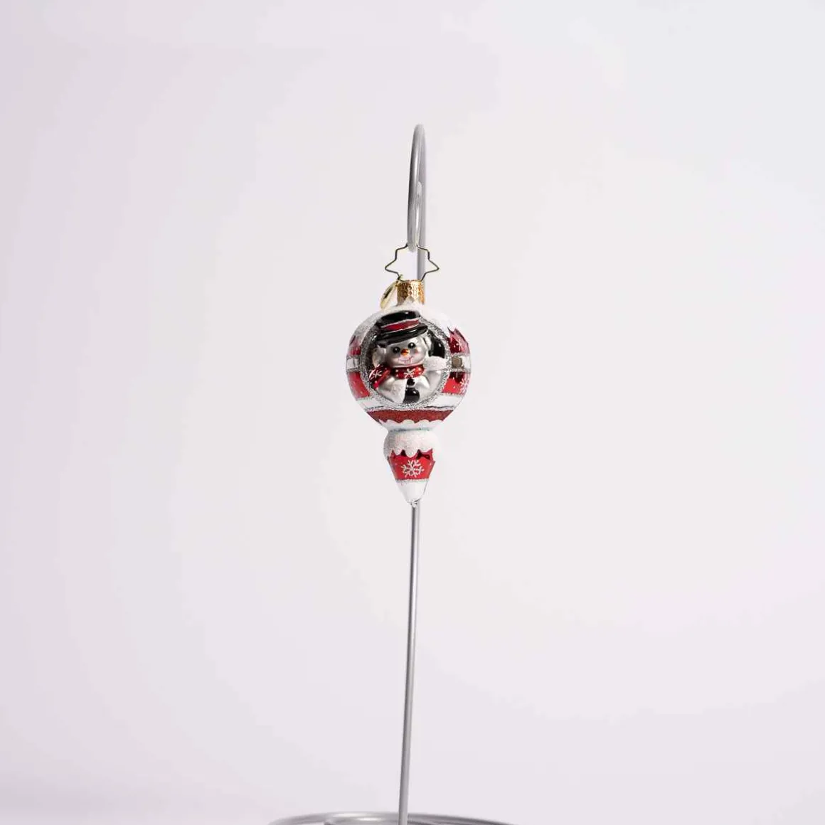 A Frosty Hello Glass Gem Ornament