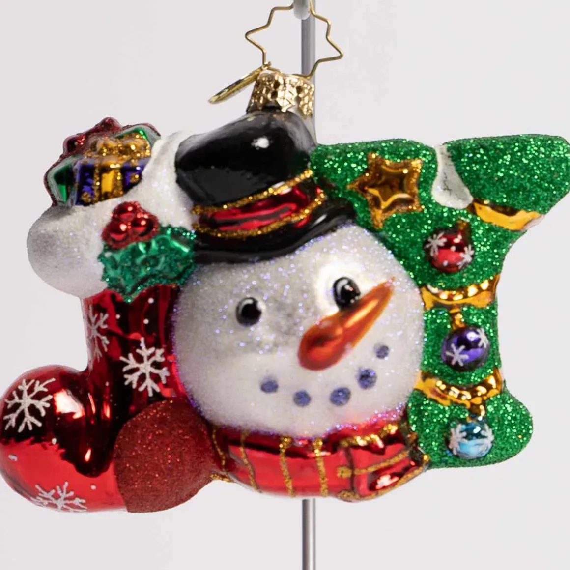 A Joyful Holiday Glass Ornament