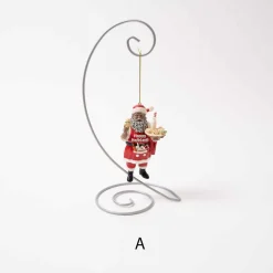 African American Chef Santa Ornament