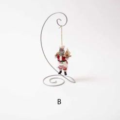 African American Chef Santa Ornament