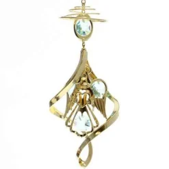 Angel With Heart Spiral Suncatcher