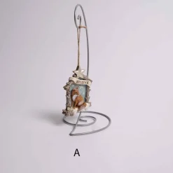 Animal In Log Frame Ornament