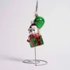 Baby Bear 1St Christmas Glass Ornament