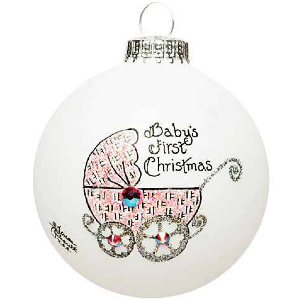 Baby Girls First Christmas Ornament