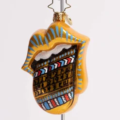 Babylonian Licks Rolling Stones Glass Gem Ornament
