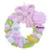 Baby's 1St Snowman Girl Wreath
