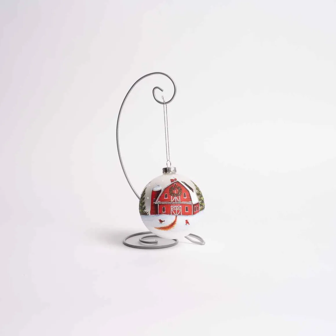 Barn Glass Ball Ornament
