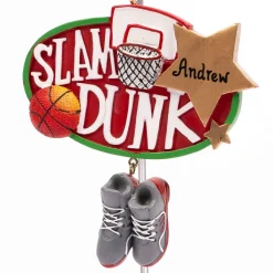 Basketball Slam Dunk Ornament