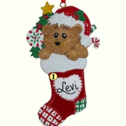 Bear In Stocking