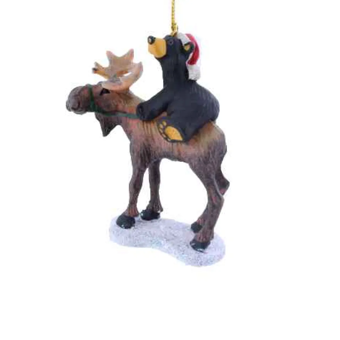 Bear On Moose