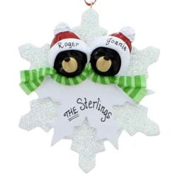 Bear On Snowflake Family Of 2