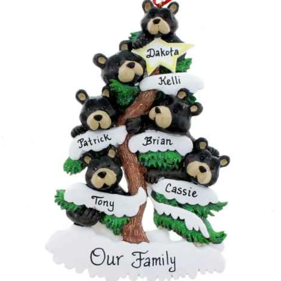 Bears On Tree Family Of 6