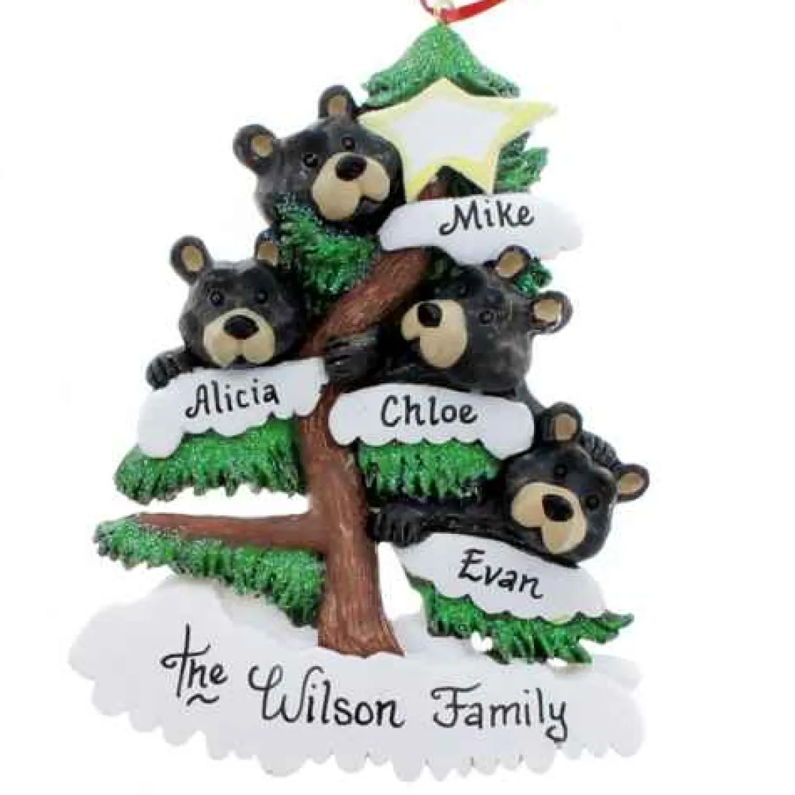 Bears On Tree Family Of 4