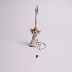 Birch Angel With Cardinal Ornament