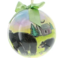 Black Bear Ball Ornament