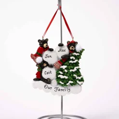 Black Bear Snowball Family Of 3