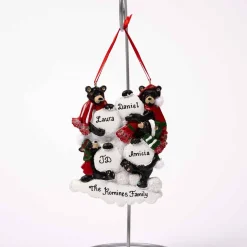 Black Bear Snowball Family Of 4