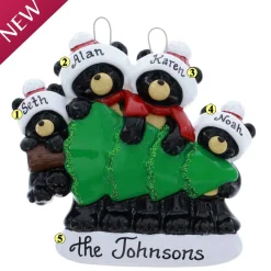 Black Bear Tree Shopping Family Of 4