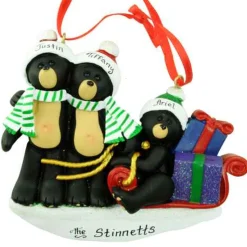 Black Bears Family Of 3